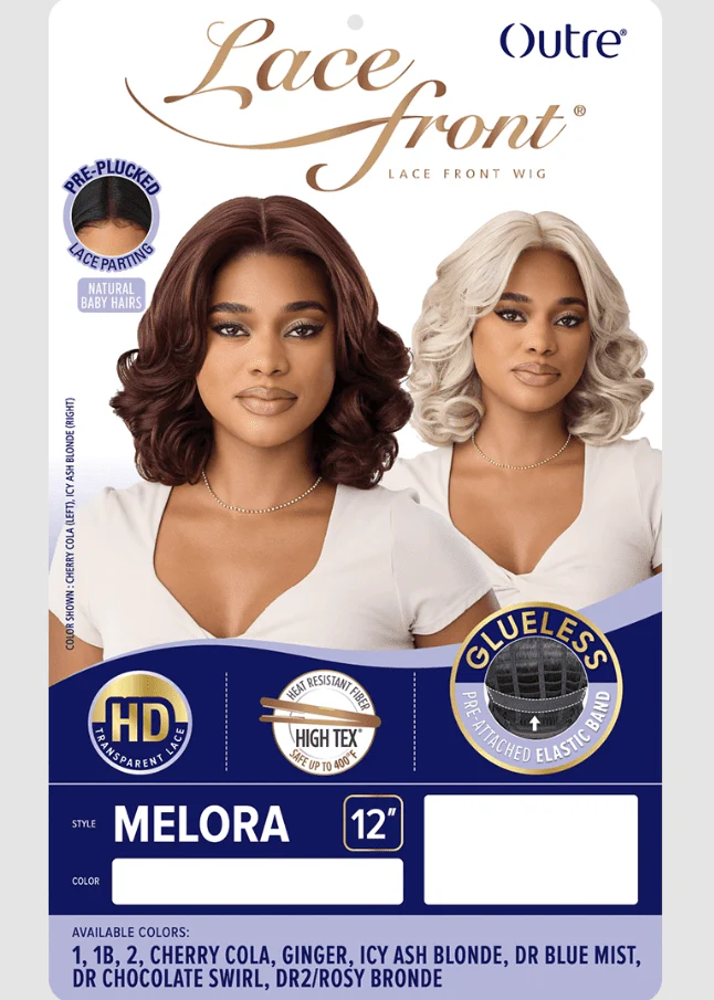 Outre Synthetic Swiss HD Lace Front Wig - MELORA - Image 5