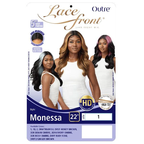Outre Synthetic Swiss HD Lace Front Wig - MONESSA - Image 7