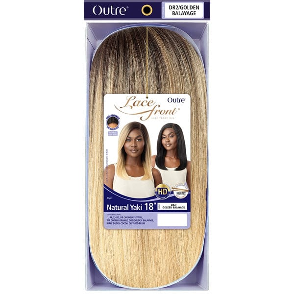 Outre Synthetic Swiss HD Lace Front Wig - NATURAL YAKI 18" - Image 6