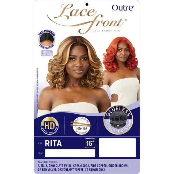 Outre Synthetic Swiss HD Lace Front Wig - RITA - Image 5