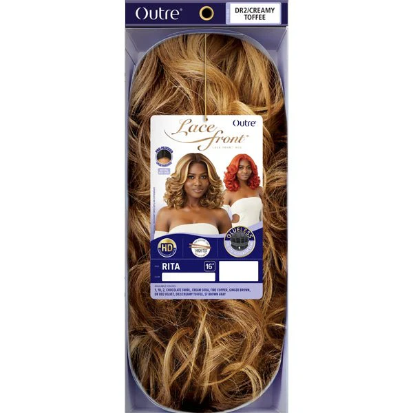 Outre Synthetic Swiss HD Lace Front Wig - RITA - Image 6