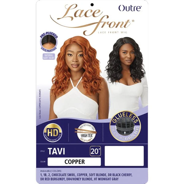 Outre Synthetic Swiss HD Lace Front Wig - TAVI - Image 6