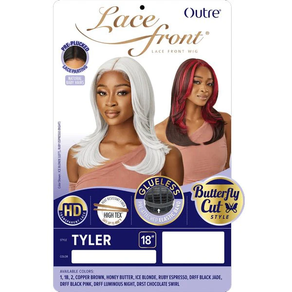 Outre Synthetic Swiss HD Lace Front Wig - TYLER - Image 5