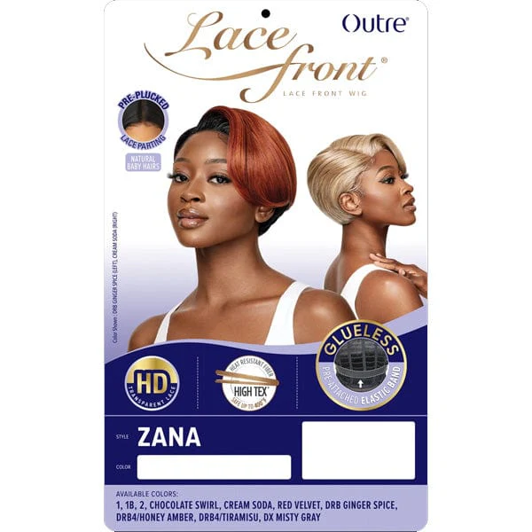 Outre Synthetic Swiss HD Lace Front Wig - ZANA - Image 5