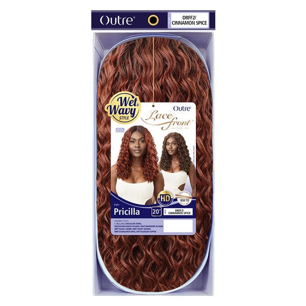 Outre Synthetic Swiss Wet & Wavy Lace Front Wig - PRICILLA - Image 6