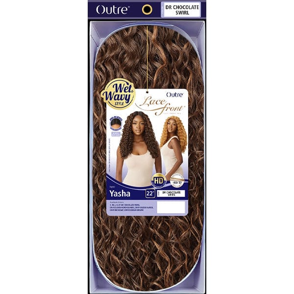 Outre Synthetic Swiss Wet & Wavy Lace Front Wig - YASHA - Image 5
