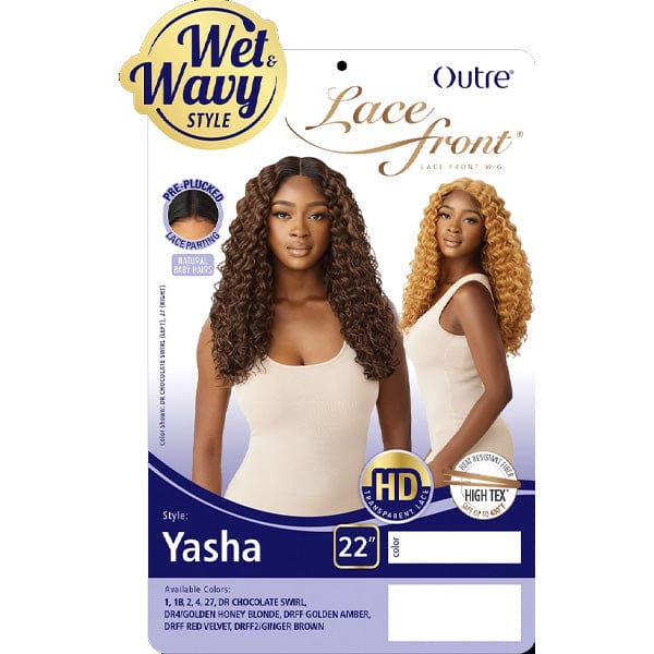 Outre Synthetic Swiss Wet & Wavy Lace Front Wig - YASHA - Image 6