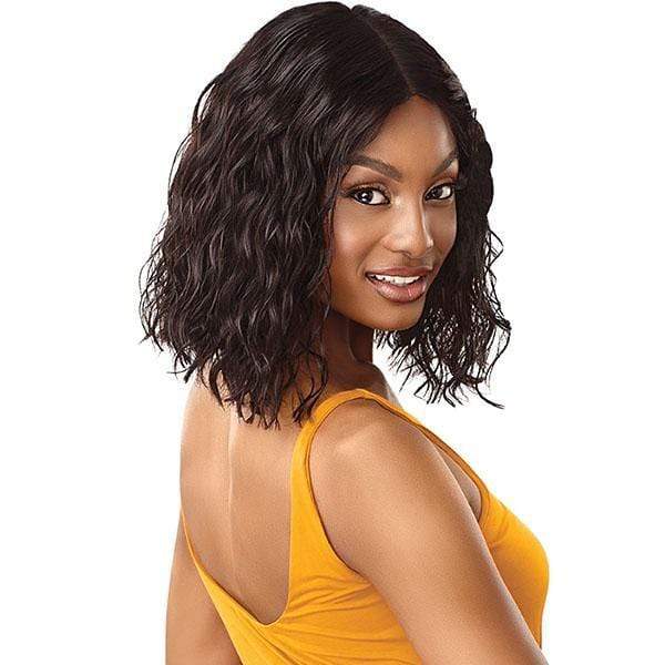 Outre The Daily Wig 100% Human Hair Wig - CURLY BLUNT CUT BOB 14" - Image 3