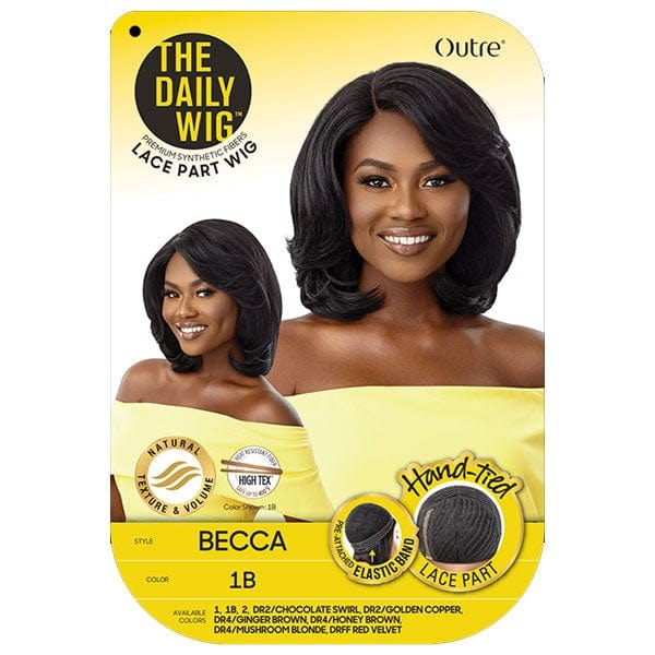 Outre The Daily Wig Synthetic Hair Lace Part Wig - BECCA - Image 5