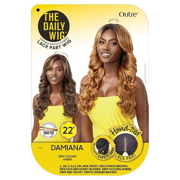Outre The Daily Wig Synthetic Hair Lace Part Wig - DAMIANA - Image 4