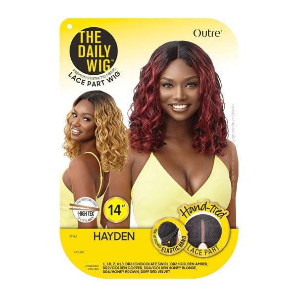 Outre The Daily Wig Synthetic Hair Lace Part Wig - HAYDEN - Image 5