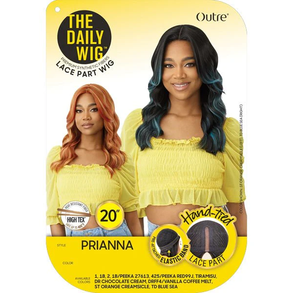 Outre The Daily Wig Synthetic Hair Lace Part Wig - PRIANNA - Image 5