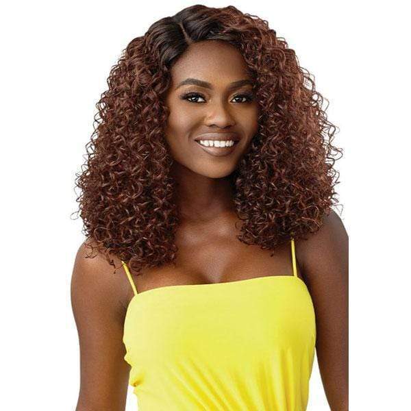 Outre The Daily Wig Synthetic Hair Wet & Wavy Lace Part Wig - DAMARIS - Image 3