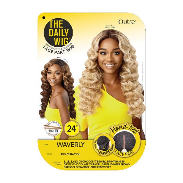 Outre The Daily Wig Synthetic Hair Wet & Wavy Lace Part Wig - WAVERLY - Image 5