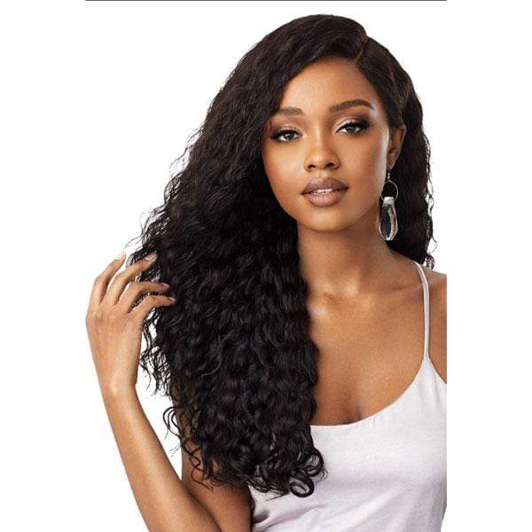 Outre Virgin Human Hair Mytresses Platinum Label 360 HD Lace Wig - NATURAL BOHO DEEP - Image 2