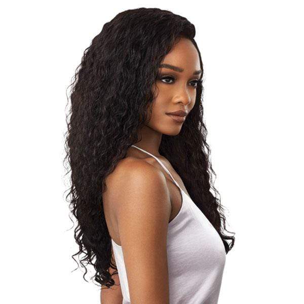 Outre Virgin Human Hair Mytresses Platinum Label 360 HD Lace Wig - NATURAL BOHO DEEP - Image 3