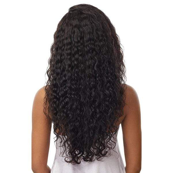 Outre Virgin Human Hair Mytresses Platinum Label 360 HD Lace Wig - NATURAL BOHO DEEP - Image 4