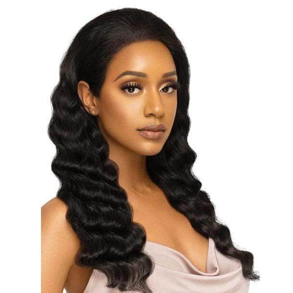 Outre Virgin Human Hair Mytresses Platinum Label 360 HD Lace Wig - NATURAL FREE DEEP - Image 2
