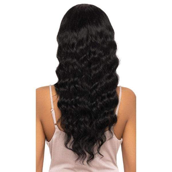 Outre Virgin Human Hair Mytresses Platinum Label 360 HD Lace Wig - NATURAL FREE DEEP - Image 5