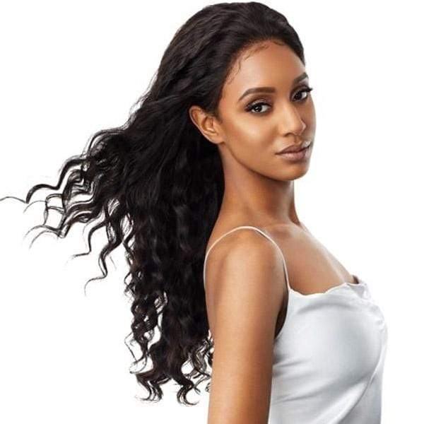 Outre Virgin Human Hair Mytresses Platinum Label HD Full Lace Wig - NATURAL LOOSE DEEP - Image 4