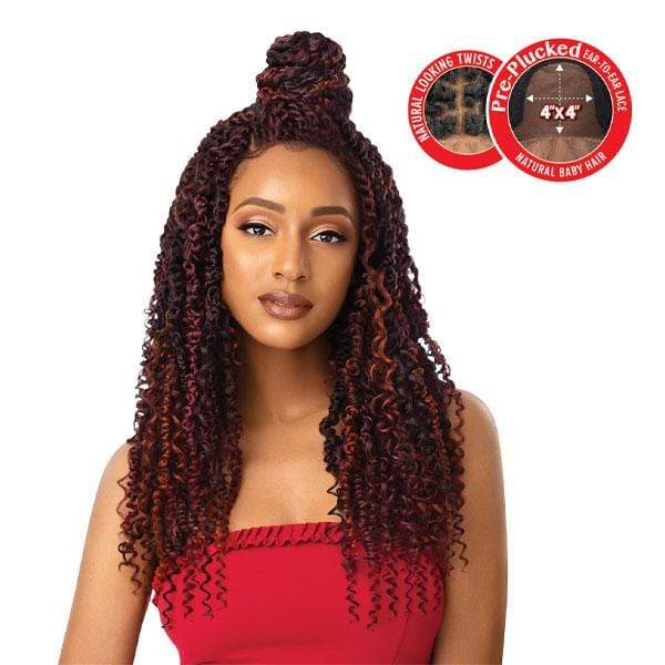 Outre X-Pression Twisted Up 4X4 Lace Front Wig - BOHO PASSION WATERWAVE 22" - Clearance - Image 3
