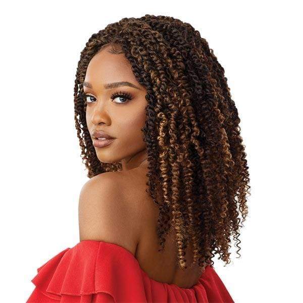 Outre X-Pression Twisted Up 4X4 Lace Front Wig - KINKY BOHO PASSION WATERWAVE 18" - Image 2