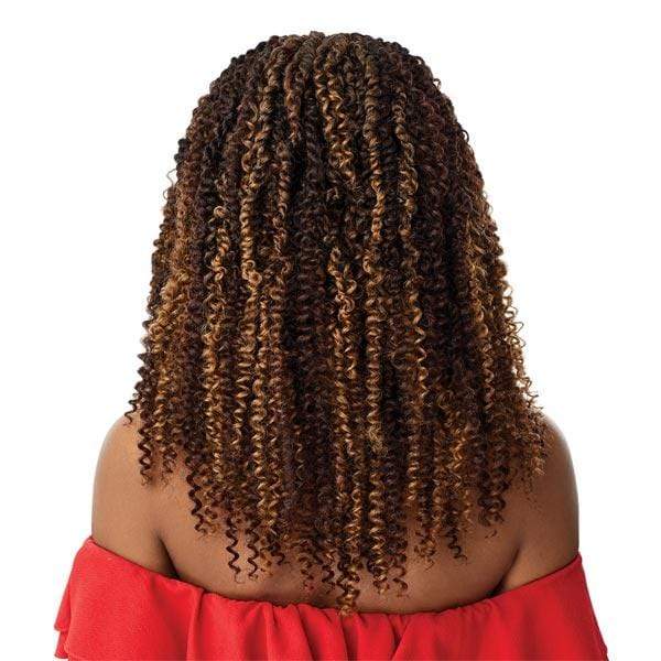 Outre X-Pression Twisted Up 4X4 Lace Front Wig - KINKY BOHO PASSION WATERWAVE 18" - Image 4