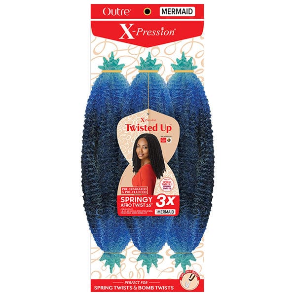 Outre X-Pression Twisted Up Crochet Braid - 3X SPRINGY AFRO TWIST 16"-24" - Image 2