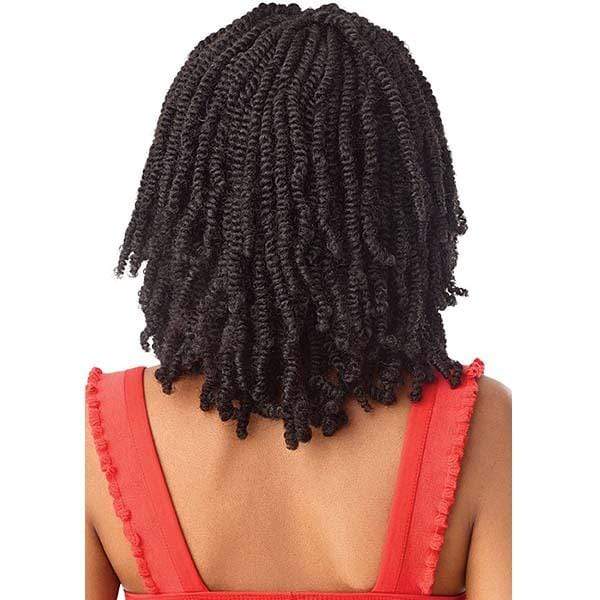 Outre X-Pression Twisted Up Synthetic Lace Front Braid Wig - STRAIGHT BOMB TWIST 14″ - Image 4