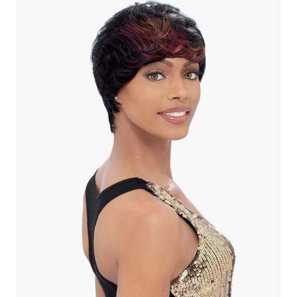 Sensationnel 100% Human Hair Bump Collection Wig - FEATHER CHARM - Image 3