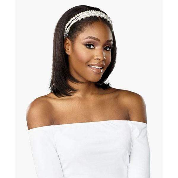 Sensationnel 100% Virgin Human Hair 10A Headband Wig - STRAIGHT 14" - Image 2