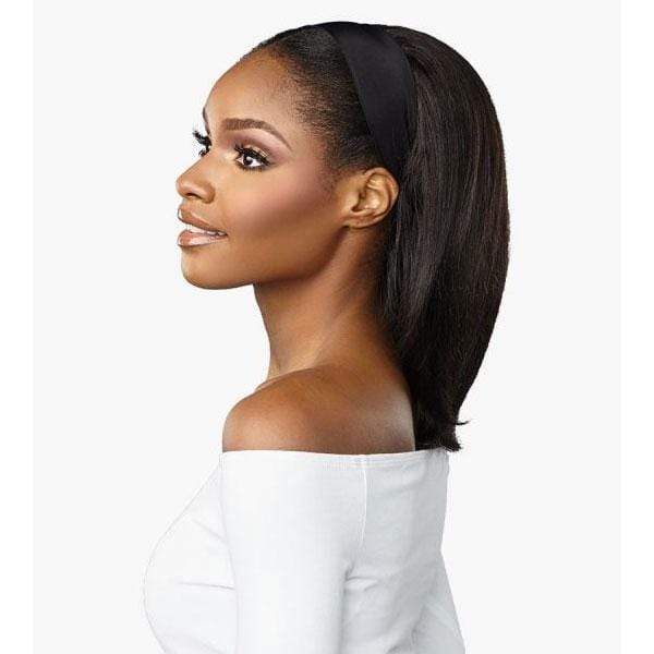 Sensationnel 100% Virgin Human Hair 10A Headband Wig - STRAIGHT 14" - Image 4