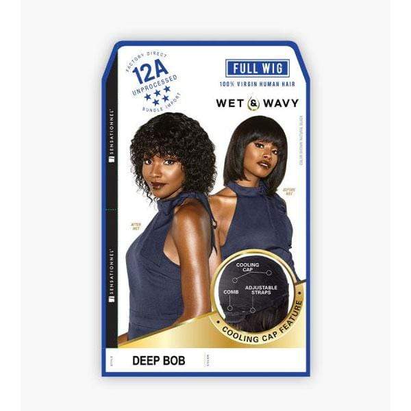 Sensationnel 100% Virgin Human Hair 12A Wet & Wavy Full Wig - DEEP BOB - Image 10