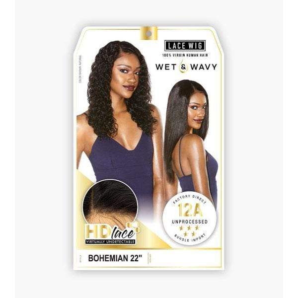 Sensationnel 100% Virgin Human Hair 12A Wet & Wavy HD Lace Wig - BOHEMIAN 22" - Image 8