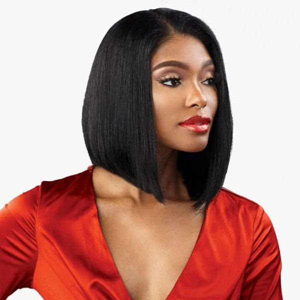 Sensationnel 100% Virgin Human Hair 15A 13X4 Frontal HD Lace Wig - BOB 10″ - Image 3