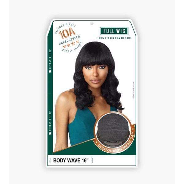 Sensationnel 100% Virgin Human Hair Full Wig - 10A BODY WAVE 16" - Image 5