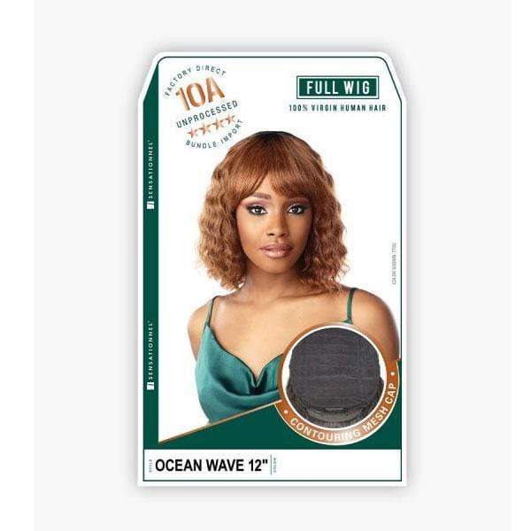 Sensationnel 100% Virgin Human Hair Full Wig - 10A OCEAN WAVE 12″ - Image 5