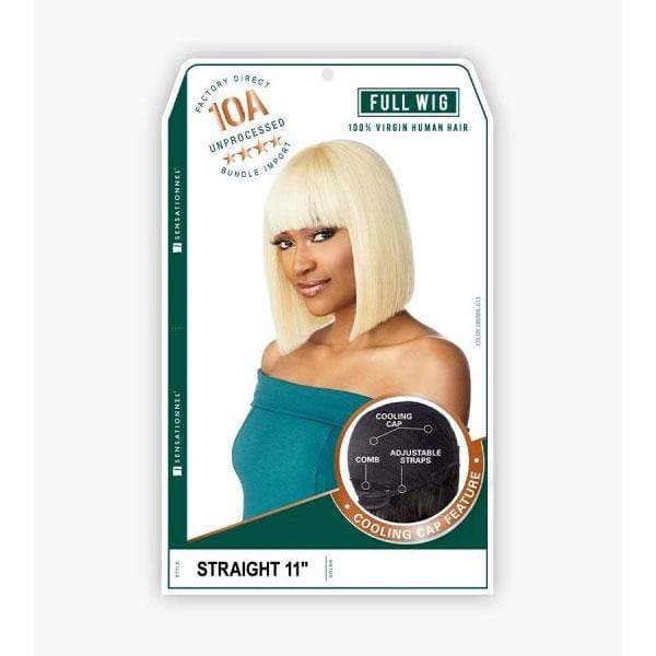 Sensationnel 100% Virgin Human Hair Full Wig - 10A STRAIGHT 11” - Image 5
