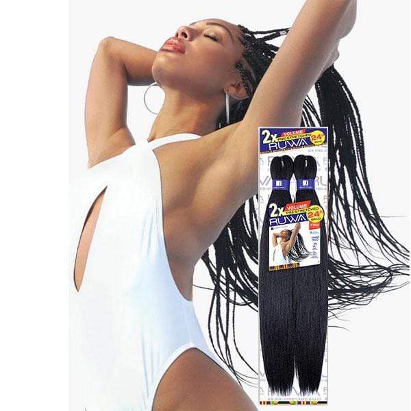 Sensationnel Synthetic Crochet Braid - 2X RUWA VOLUME PRE STRETCHED 24 - Image 2