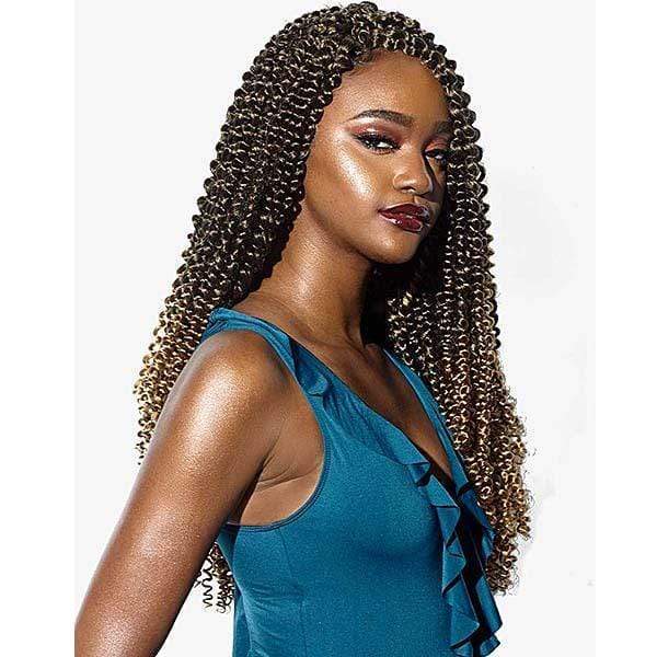 Sensationnel African Collection Aqua Tex Pre-Layered Crochet Braid - 3X RUWA WATER WAVE 18" - Image 3