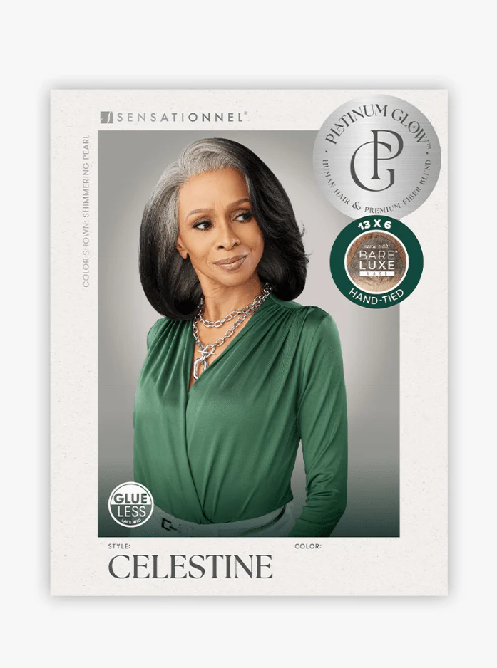 Sensationnel Bare Lace Platinum Glow Extra Transparent Luxe Glueless Lace Front Wig - CELESTINE - Image 6