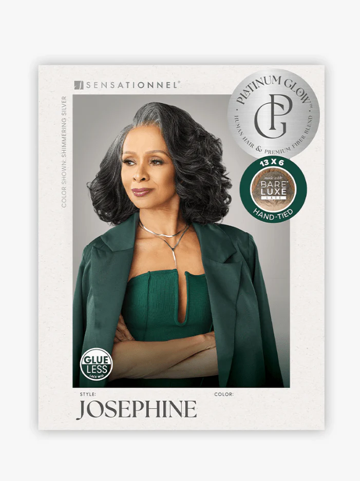 Sensationnel Bare Lace Platinum Glow Extra Transparent Luxe Glueless Lace Front Wig - JOSEPHINE - Image 6