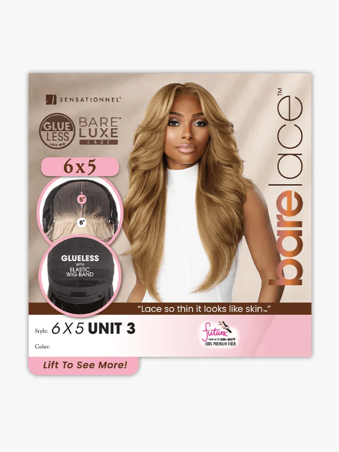 Sensationnel Bare Lace Synthetic Extra Transparent Luxe Glueless Lace Front Wig - 6x5 UNIT 3 - Image 2