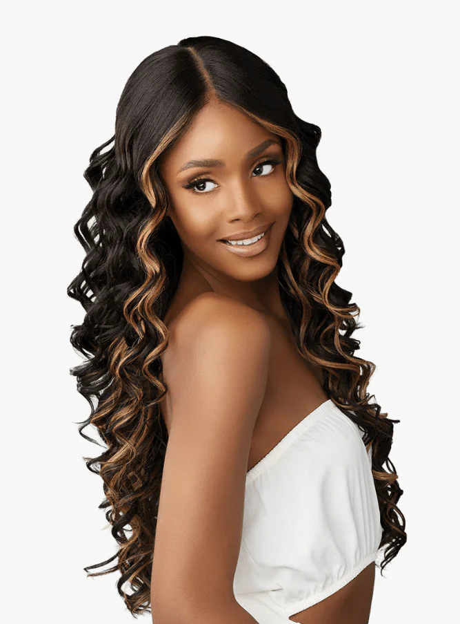 Sensationnel Barelace Synthetic Luxe Glueless Lace Front Wig - Y-PART KORIE - Image 3