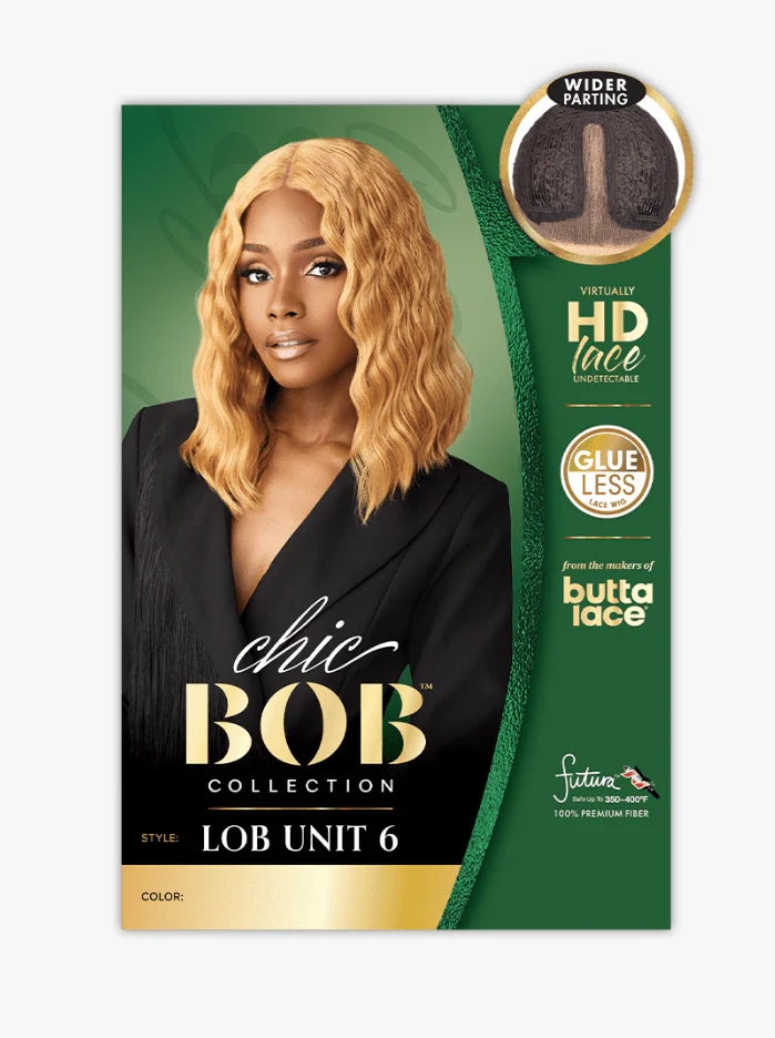 Sensationnel Butta Chic Bob 5" Deep Glueless HD Lace Front Wig - LOB UNIT 6 - Image 2