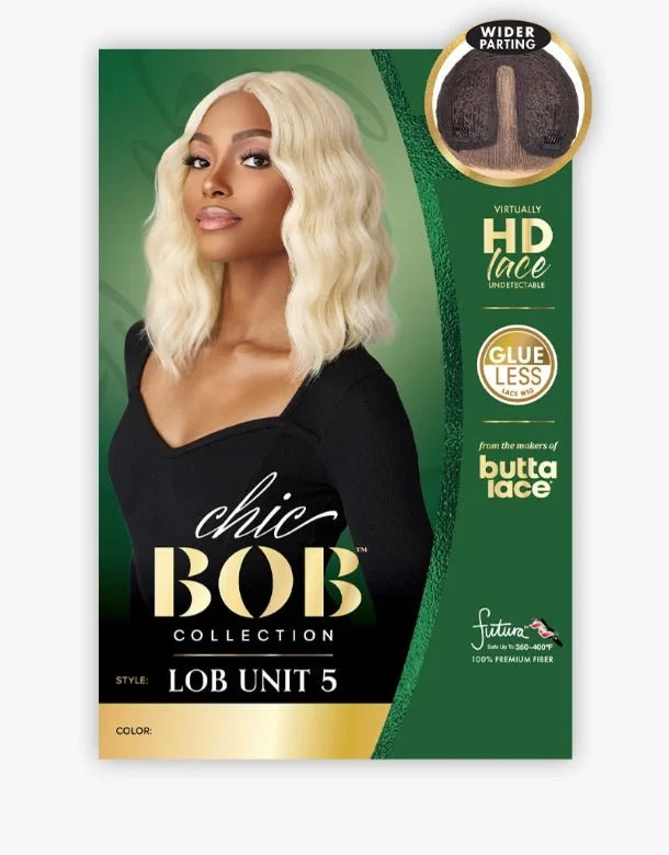 Sensationnel Butta Chic Bob 5" Deep Glueless HD Lace Front Wig - LOB UNIT 5 - Image 5