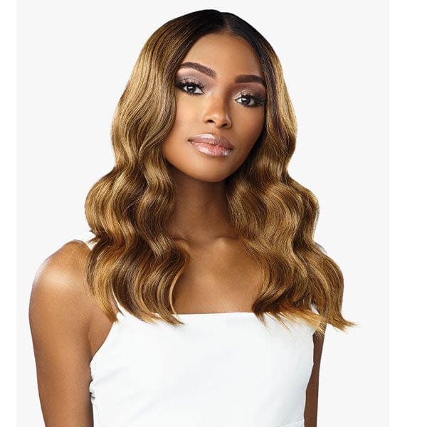 Sensationnel Butta Human Hair Blend Lace Front Wig - BEACH WAVE 20" - Image 16