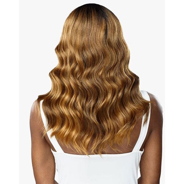 Sensationnel Butta Human Hair Blend Lace Front Wig - BEACH WAVE 20" - Image 4
