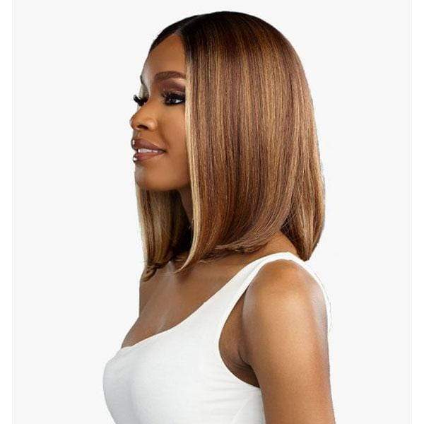 Sensationnel Butta Human Hair Blend Lace Front Wig - BOB 12" - Image 3