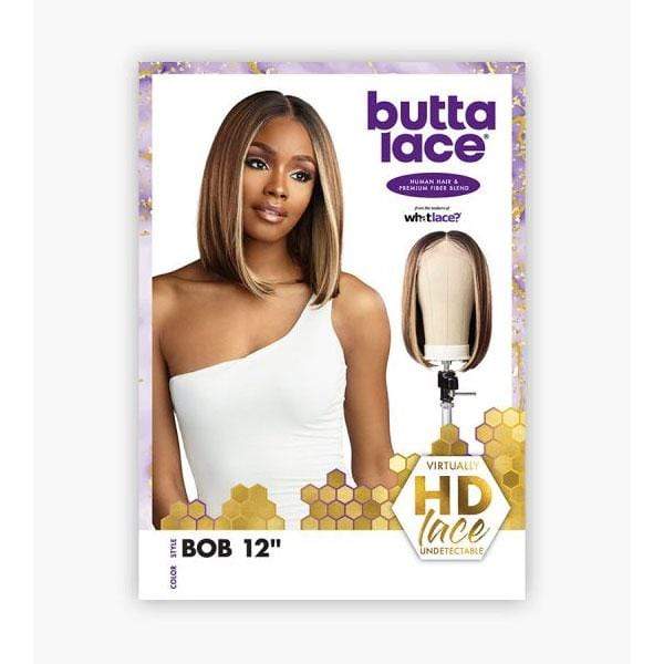 Sensationnel Butta Human Hair Blend Lace Front Wig - BOB 12" - Image 5